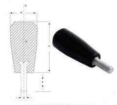 No3 M12x25 Armut Civatalı