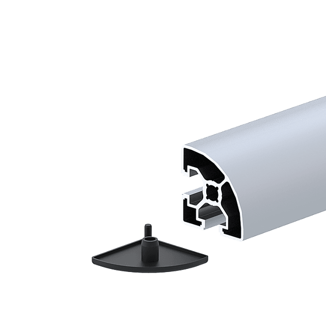 Profil Kapağı Radıuslu 45X45