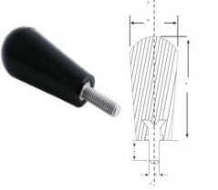 No3 M12x30 Armutlu Silindir Civatalı