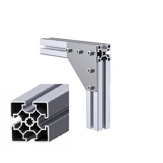 İki Yönlü Bağlantı Sacı 60x60 Tek Kanal Profil K10 Çinko